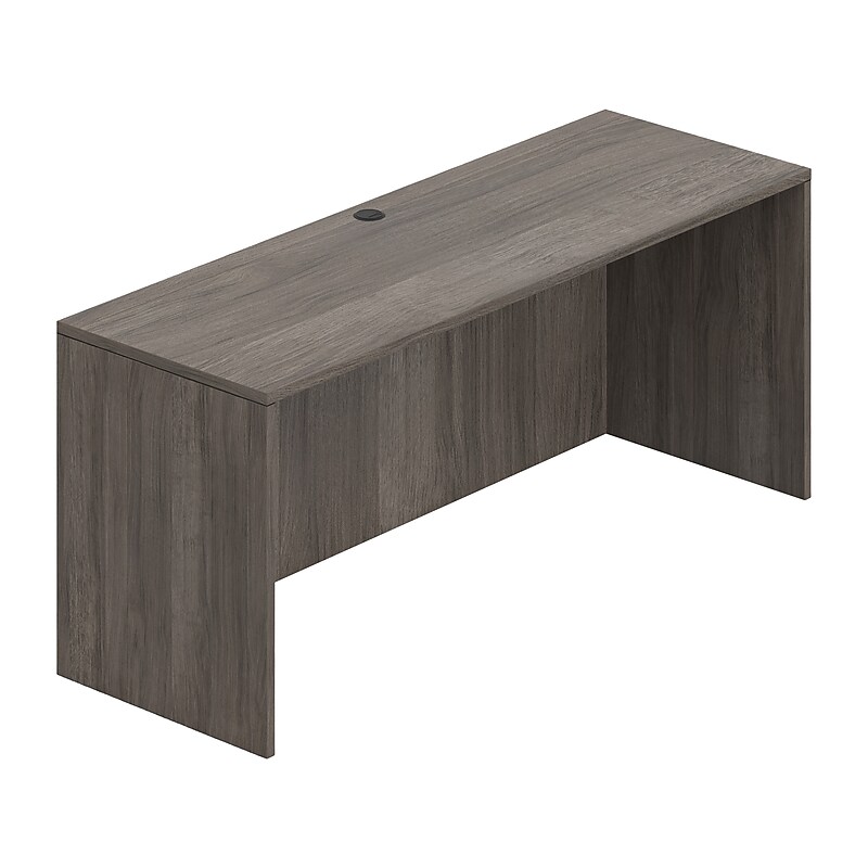 Offices To Go Superior 71" Credenza Desk Shell, Artisan Gray (TDSL7124CSAGL) image 1