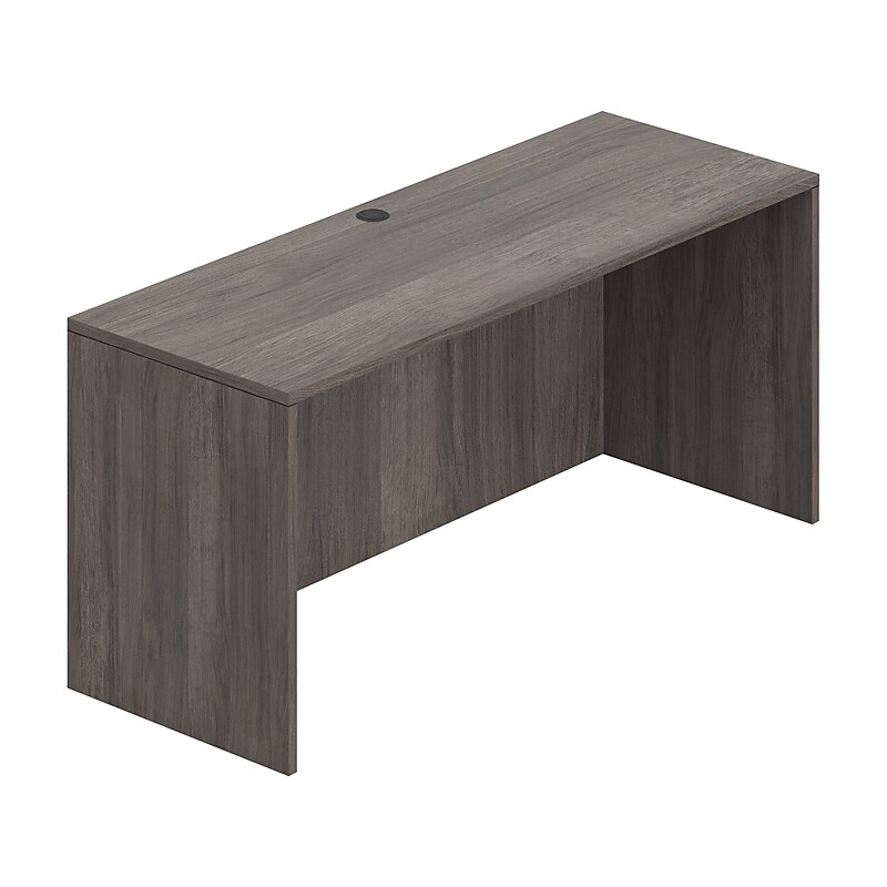 Offices To Go Superior 66" Credenza Desk Shell, Artisan Gray (TDSL6624CSAGL) image 1
