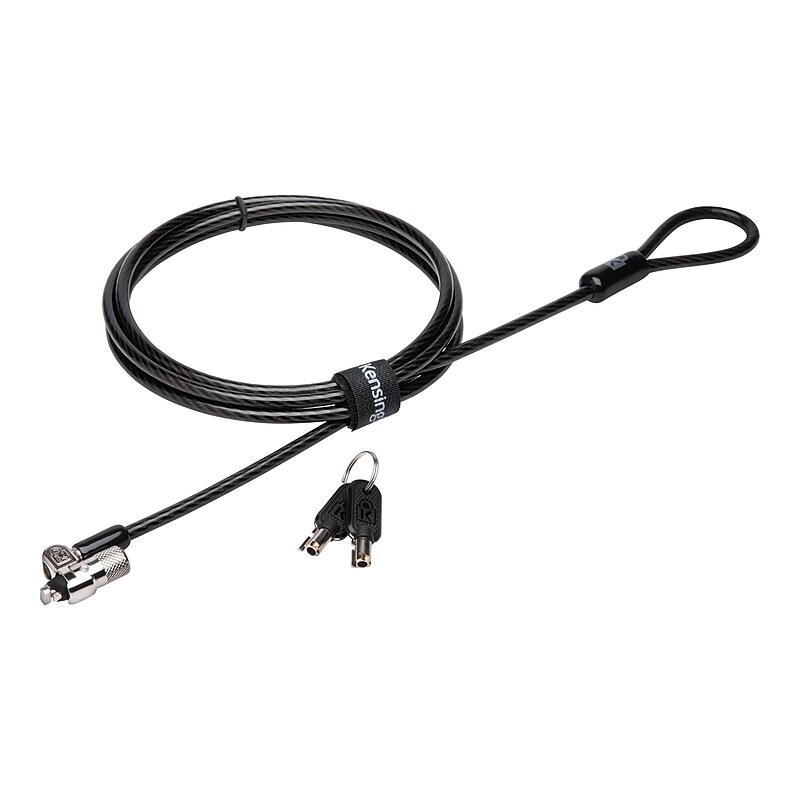 Kensington MicroSaver 2.0 Keyed Laptop Lock Security Cable, Silver (K65020WW) image 1
