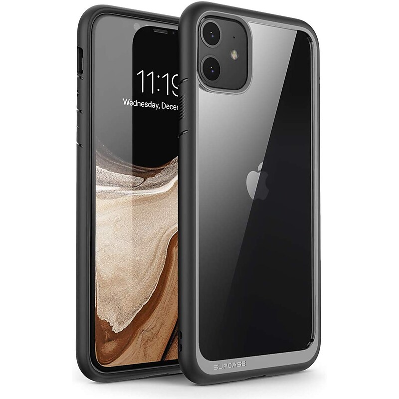 SUPCASE Unicorn Beetle Style Black Slim Case for iPhone 11 (S-11-6.1-UBS-BK) image 1