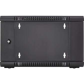 V7 6U Rack Wall Mount Cabinet Black (RMWC6UG-1N)