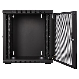 V7 12U Rack Wall Mount Cabinet Black (RMWC12UV450-1N)
