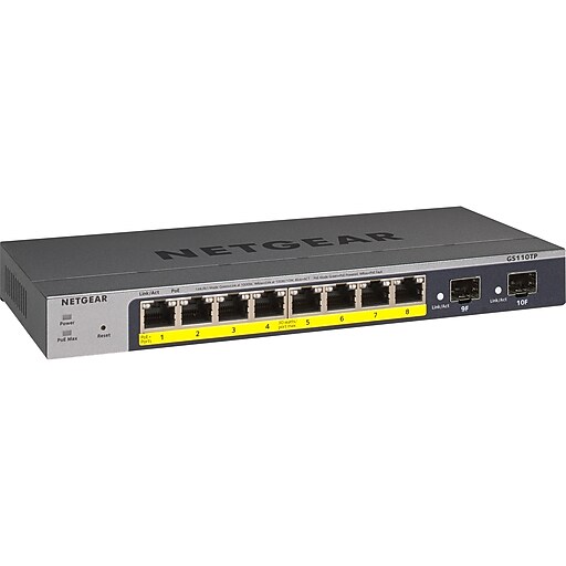 Netgear Smart Managed Pro 8-Port Gigabit Ethernet Smart Switch