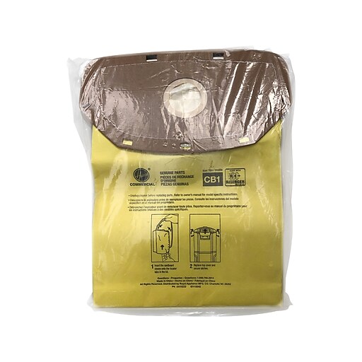Hoover Vacuum Bag, Yellow, 10/Pack (AH10232) Staples