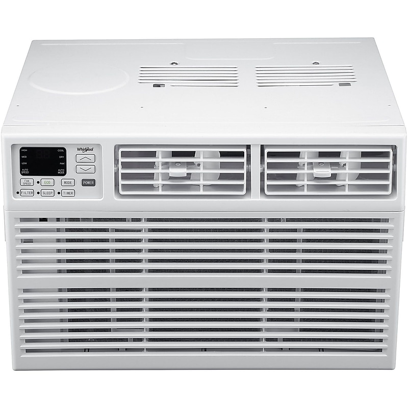 Whirlpool 115-Volt 12000 BTU Window Air Conditioner with Remote, White (WHAW121BW) image 1