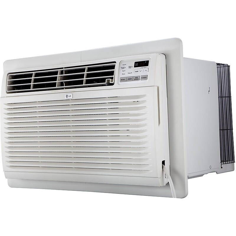 LG 230-Volt 11500 BTU Wall Air Conditioner with Remote, White (LT1236CER) image 1