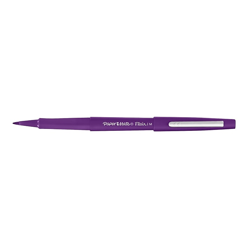 Paper Mate Flair Felt Pen, Medium Point, Purple Ink (1806704) image 1