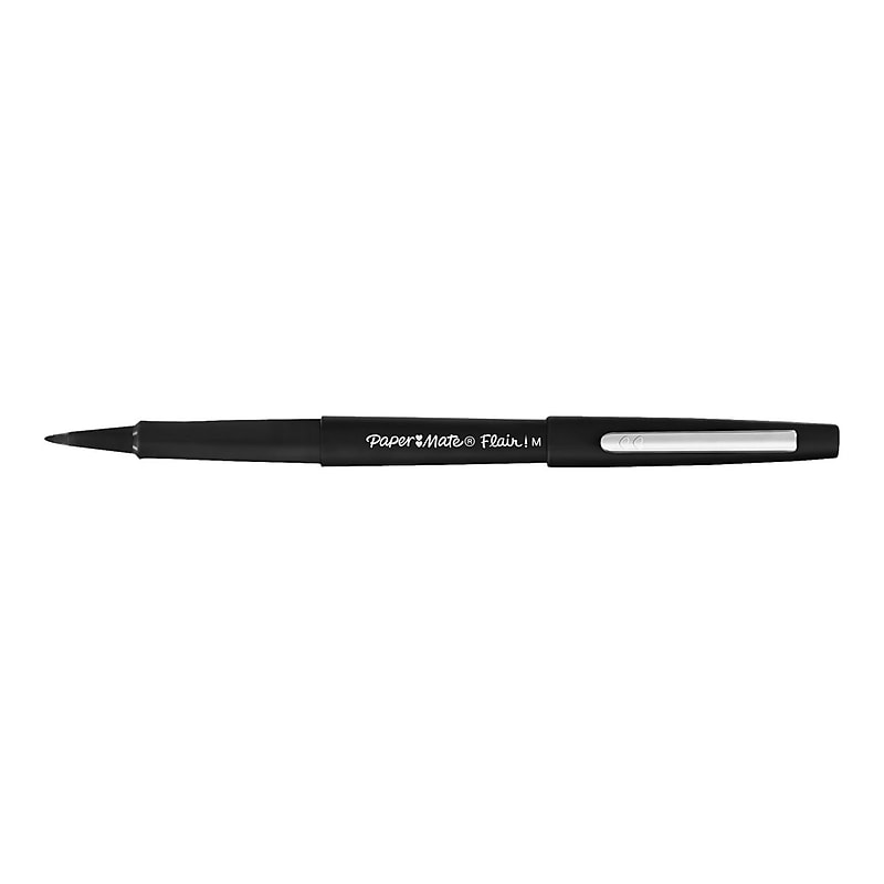 Paper Mate Flair Felt Pen, Medium Point, Black Ink (1865459) image 1