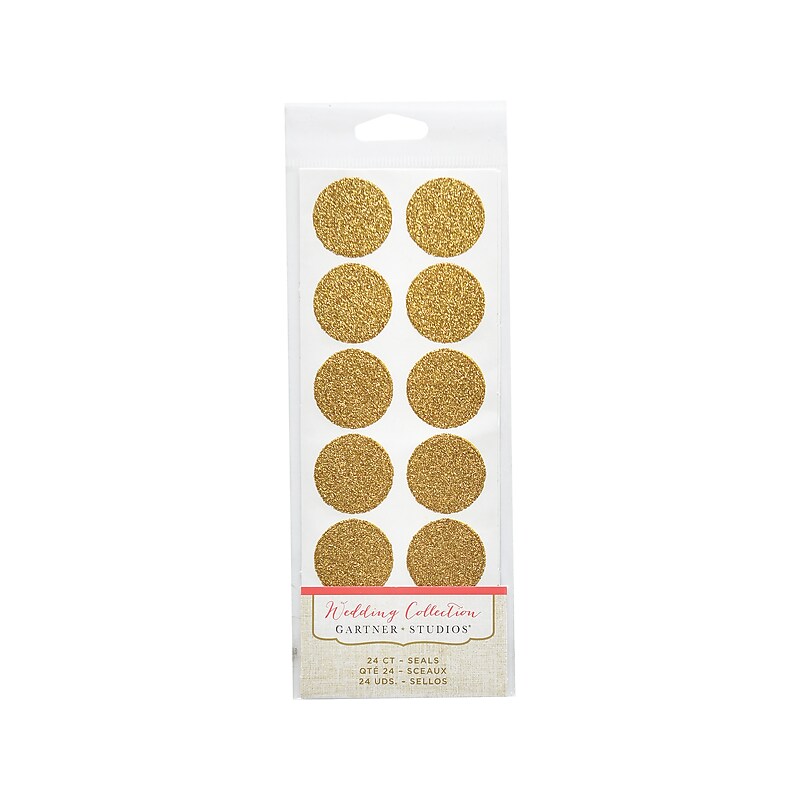 Gartner Studios Seal, Gold, 24/Pack (18550) image 1