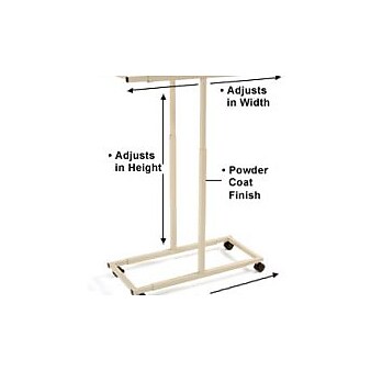 Brookside Design Metal Mobile File Cart with Lockable Wheels, Sand Beige (MVPC)