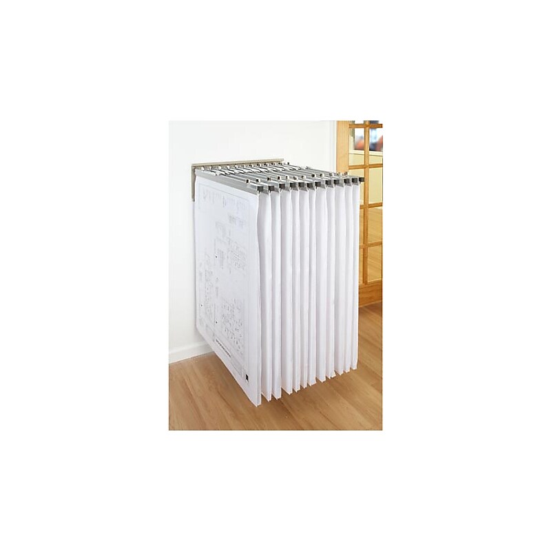 Brookside Design Heavy Duty Wall Rack with 12 Pivot Hangers, Sand Beige (WRWH) image 1