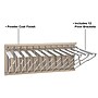 Brookside Design Heavy Duty Wall Rack with 12 Pivot Hangers, Sand Beige (WRWH)~#|#~sp69185453_sc7