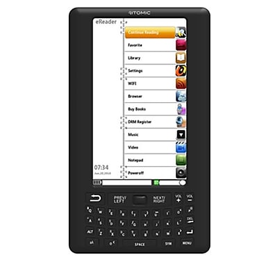 ebook reader and mp3 player