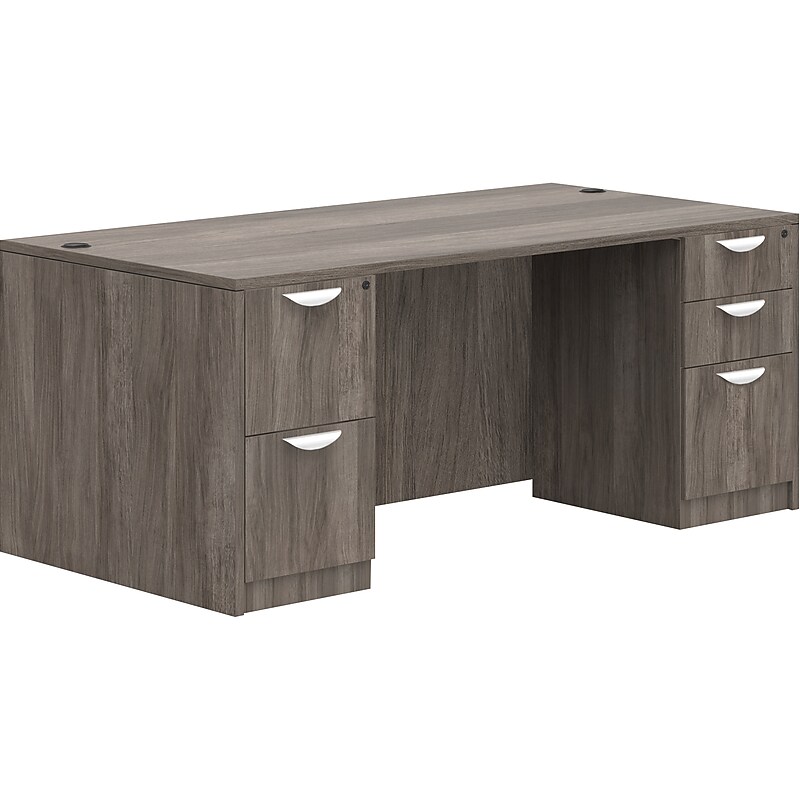 Offices To Go Superior 71"W Desk, Artisan Gray (TDOTG17-AGL) image 1
