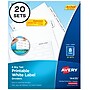 Avery Big Tab Printable Paper Dividers with White Labels, 8 Tabs, 20 Sets/Pack (11435)~#|#~sp69660704_sc7