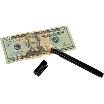 CONTROLTEK DTEK Counterfeit Pen, Black, 3/Pack (560191)