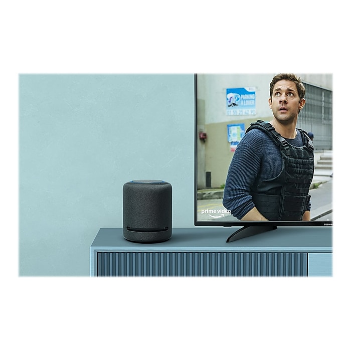 Amazon Studio Zigbee, Wi-Fi, Bluetooh Wireless Smart Speaker, Charcoal (B07G9Y3ZMC) | Staples Amazon Studio Zigbee, Wi-Fi, Bluetooh Wireless Smart Speaker, Charcoal (B07G9Y3ZMC) | Staples