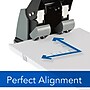 Swingline High Capacity 2-Hole Punch, 100 Sheet Capacity, Black/Gray (A7074190)~#|#~sp69764693_sc7