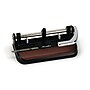 Swingline Woodgrain Accented Heavy Duty Desktop 3-Hole Punch, 40 Sheet Capacity, Black (74400)~#|#~sp69764988_sc7