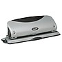 Swingline EasyView Desktop 3-Hole Punch, 12 Sheet Capacity, Silver/Black (74063)~#|#~sp69765115_sc7