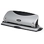 Swingline EasyView Desktop 3-Hole Punch, 12 Sheet Capacity, Silver/Black (74063)~#|#~sp69765123_sc7