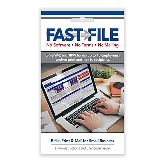 ComplyRight FAST FILE Card for 10 Users, E-File for PC and MAC (FASTFILE10)