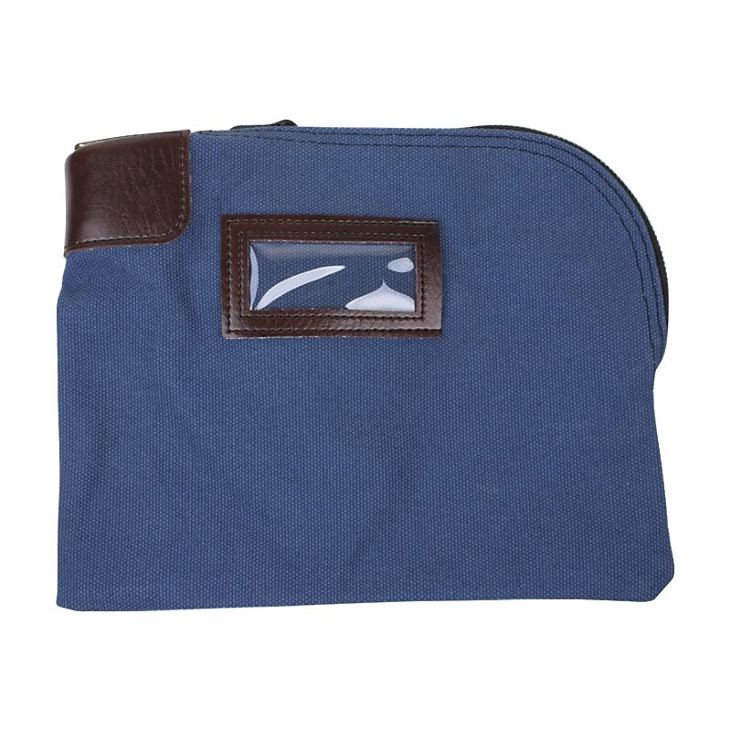 CONTROLTEK Nylon Deposit Bag, 1 Compartment, Blue (530980) image 1