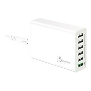 j5create USB Adapter for Most Smartphones, White (JUP60)