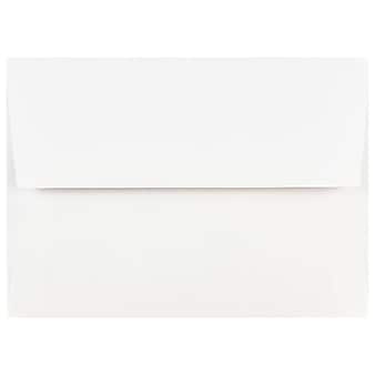 JAM Paper® Gummed A7 Invitation Envelopes, 5 1/4" x 7 1/4", White, 250/Box (73767H)