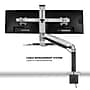 Mount-It! Sit Stand Desk Mount Workstation, Dual Monitor Standing Desk Converter, Full Motion Arm, Height Adjustable (MI-7904)~#|#~sp7038271_sc7