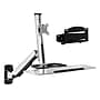 Mount-It! Sit Stand Wall Mount Workstation, Articulating Standing Desk for a Single Monitor, Floating Keyboard Tray (MI-7905)~#|#~sp7038273_sc7