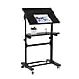 Mount-It! 24"W Lectern Adjustable Steel Standing Podium, Black (MI-7941)~#|#~sp7038279_sc7