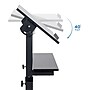 Mount-It! 24"W Lectern Adjustable Steel Standing Podium, Black (MI-7941)~#|#~sp7038283_sc7
