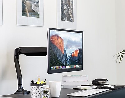 Mount-It! Adjustable Single Arm Desk Mount, Up to 32″ Monitor, Black (MI-1771B) Sansujyuku sansujyuku.com