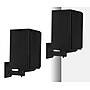Mount-It! Speaker Wall Mounts with Sliding Clamps, Black, 2/Pack (MI-SB37)~#|#~sp7038526_sc7