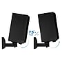 Mount-It! Speaker Wall Mounts with Sliding Clamps, Black, 2/Pack (MI-SB37)~#|#~sp7038528_sc7