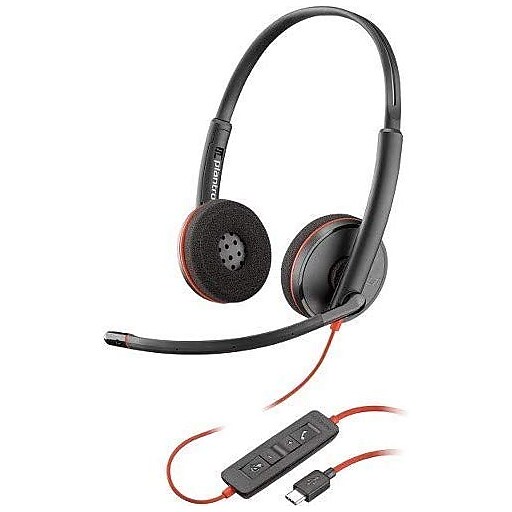 Poly Blackwire C3220 USB C Stereo Headset UC Certified 80S07A6