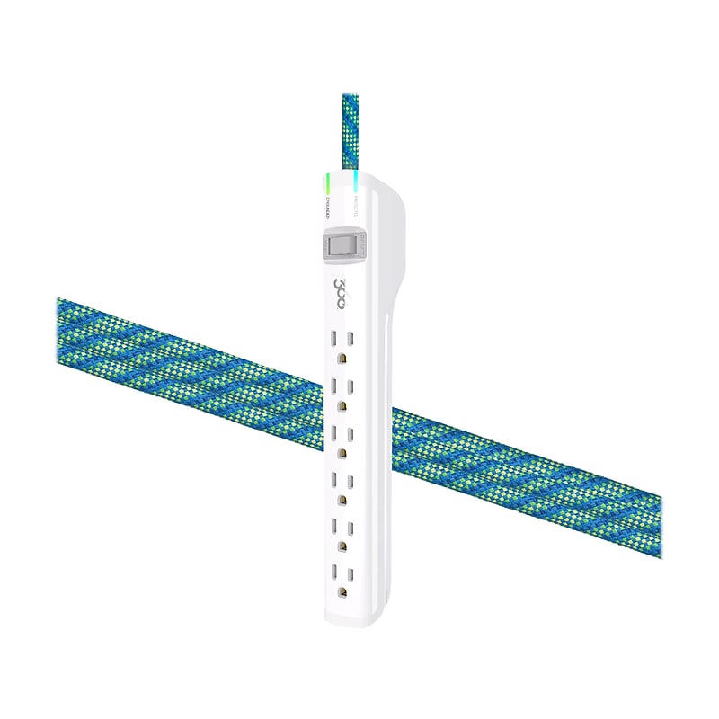 360 Electrical Suite Braided 3' Cable, Mint Julep (360313-MJ) image 1