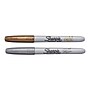 Sharpie Permanent Markers, Fine Tip, Assorted Metallic Inks, 2/Pack (1829202)~#|#~sp70516913_sc7