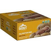 Skout Organic Protein Bars, Peanut Butter, 1.94 Oz., 12/Carton (12-003-01-01)