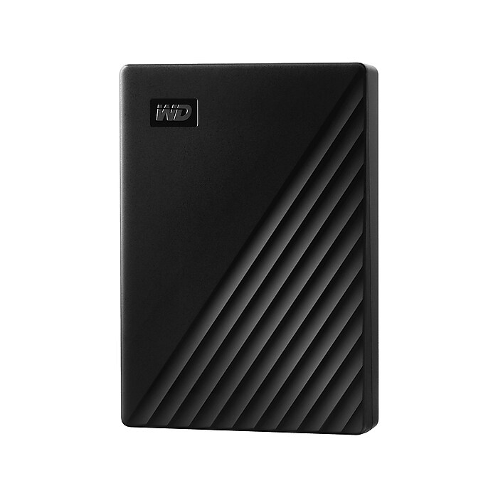 WD My Passport 4TB USB 3.2 Gen 1 External Hard Drive, Black