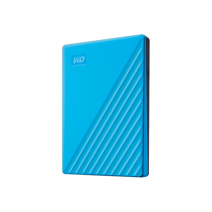 WD My Passport 2TB USB 3.2 Gen 1 External Hard Drive, Sky