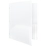 JAM Paper Heavy Duty 3-Hole Punched 2-Pocket Folder, Clear, 6/Pack (383HHPclb)~#|#~sp71001447_sc7