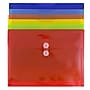 JAM Paper Standard Plastic Filing Envelope, Letter, Assorted Colors, 6/Pack (218B1RGBOYP)~#|#~sp71001485_sc7