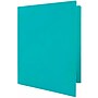 JAM Paper Heavy Duty 2-Pocket Folder, Teal Blue, 6/Pack (383hted)~#|#~sp71001497_sc7