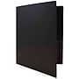 JAM Paper Heavy Duty Two-Pocket Plastic Folders, Black, 6/Pack (57406D)~#|#~sp71001583_sc7