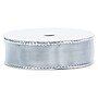 JAM Paper Wire Edged Ribbon, Silver (2210216381)~#|#~sp71003840_sc7