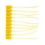 Cambridge Security Seals Adjustable One-Piece Seals, 9", Yellow, 10/Strip, 100 Strips/Carton (OPS20886)~#|#~sp71006260_sc7