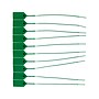 Cambridge Security Seals Adjustable One-Piece Seals, 9", Green, 10/Strip, 100 Strips/Carton (OPS20883)~#|#~sp71006275_sc7