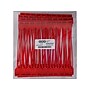 Cambridge Security Seals Heavy-Duty Pull Tight Seals, 18", Red, 10/Strip, 100 Strips/Carton (HPT13073)~#|#~sp71006286_sc7